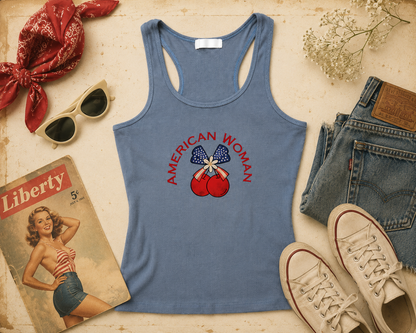 American Woman Cherries Tank Top