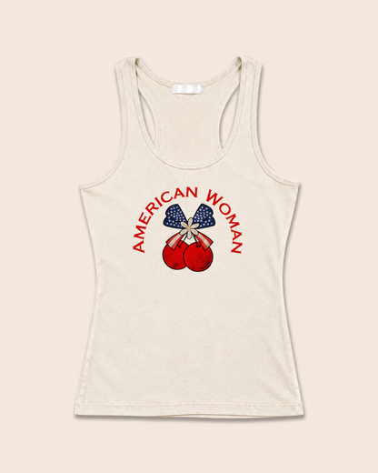 American Woman Cherries Tank Top