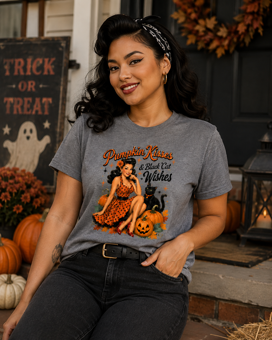 Pumpkin Kisses & Black Cat Wishes