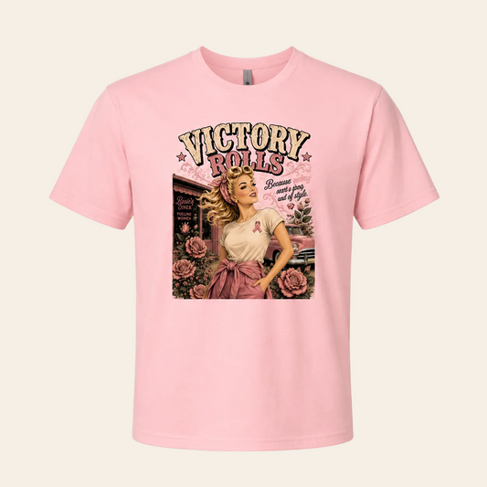 Victory Rolls Breast Cancer Awareness
