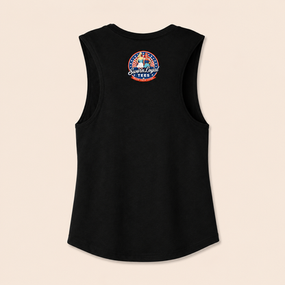 Diamond in a Rhinestone World Muscle Tank
