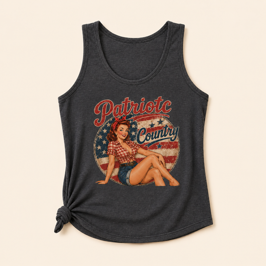 Patriotic Country Tank Top