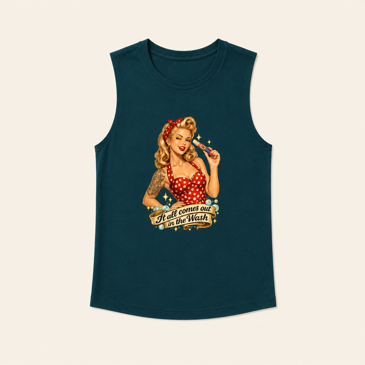 It All Comes Out in the Wash Muscle Tank