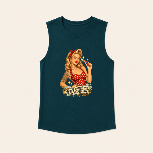 It All Comes Out in the Wash Muscle Tank