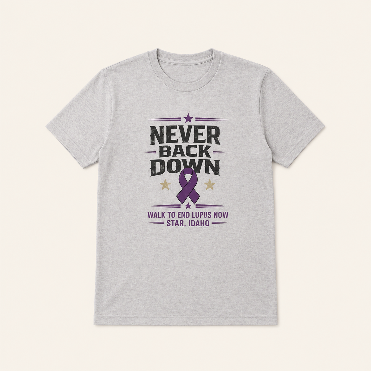 Never Back Down Men's T-Shirt