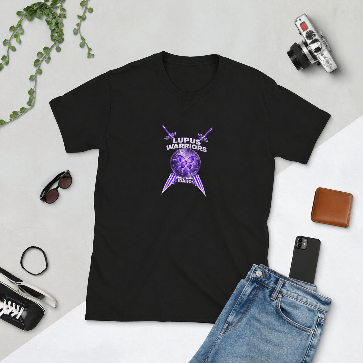 Lupus Warriors of Idaho V-Neck