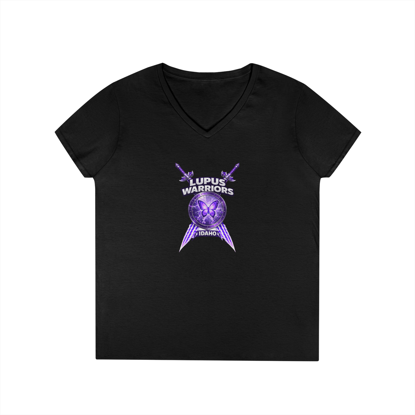 Lupus Warriors of Idaho V-Neck