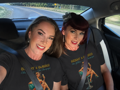 Bright Like Glitter Bubbly Like Champagne Tee