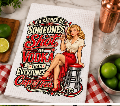 Shot of Vodka Tea Towel