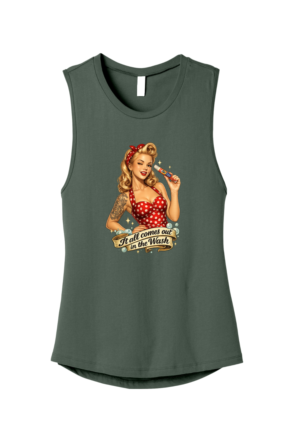 It All Comes Out in the Wash Muscle Tank
