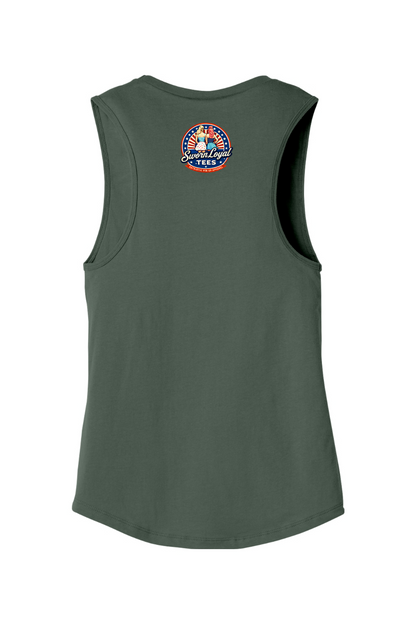 Faith Family Blue Line Muscle Tank
