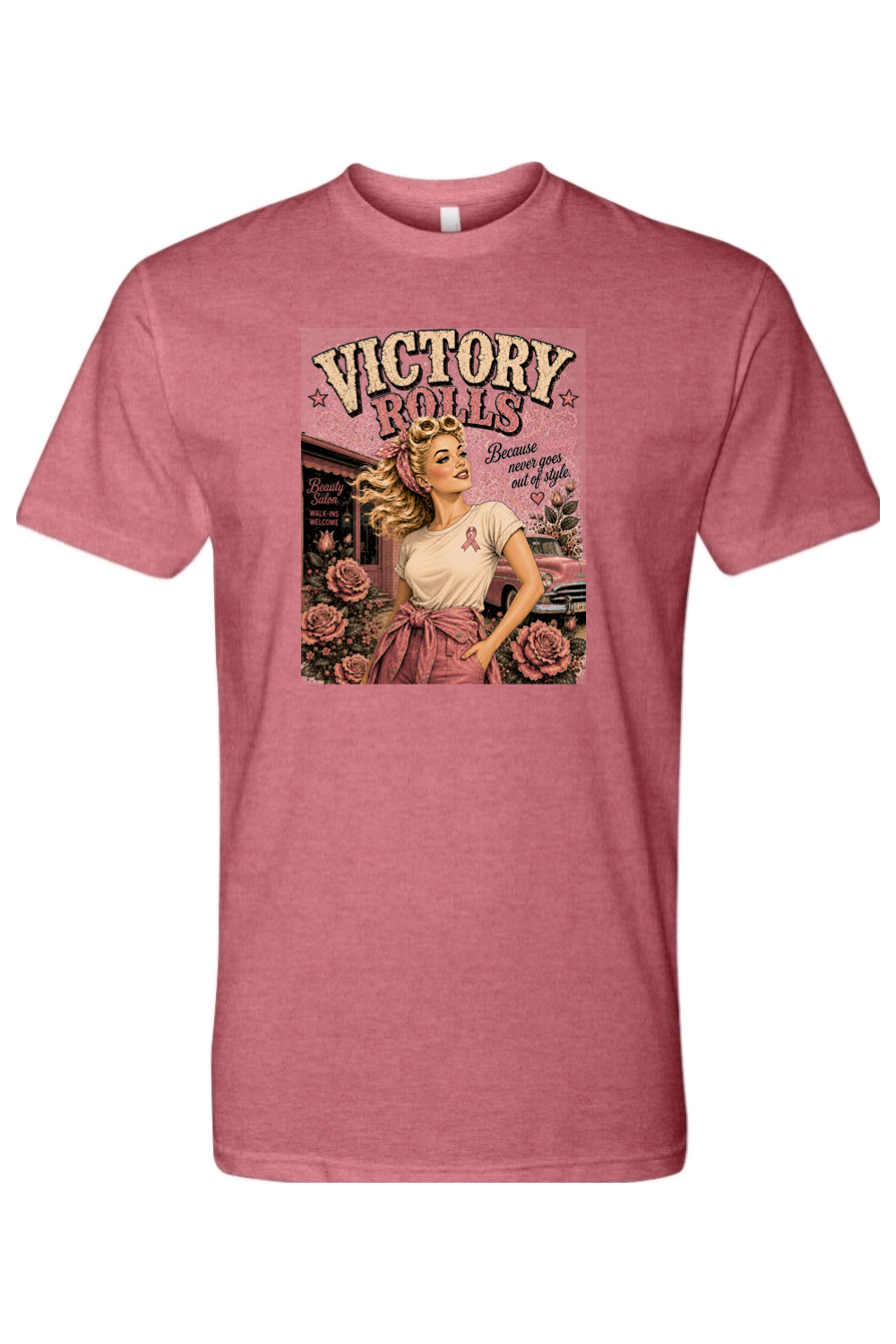 Victory Rolls Breast Cancer Awareness