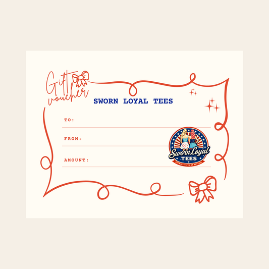 Sworn Loyal Tees Gift Card